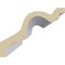 Ekena Millwork 4 5/8"H x 3 1/2"P x 5 3/4"F x 94 1/2"L Elsinore Traditional Smooth Crown Moulding MLD04X03X05EL - alternate 4